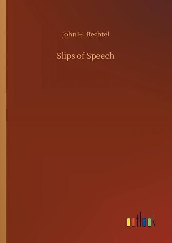 Cover image for Slips of Speech