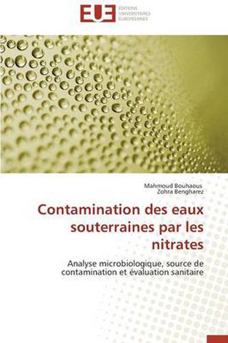 Cover image for Contamination Des Eaux Souterraines Par Les Nitrates