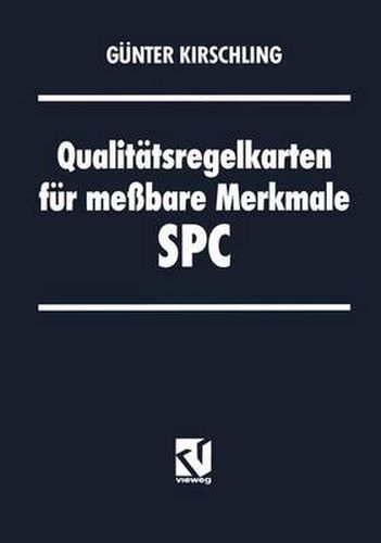 Cover image for Qualitatsregelkarten fur Messbare Merkmale - SPC