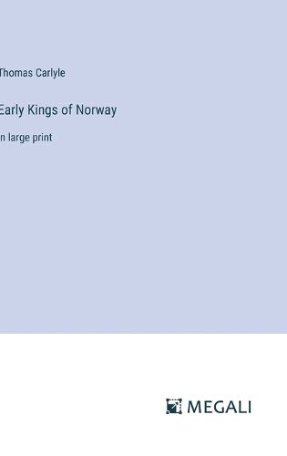 Cover image for Early Kings of Norway