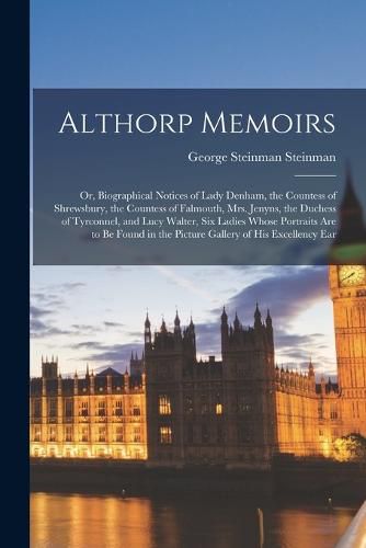 Cover image for Althorp Memoirs