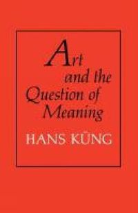 Cover image for Art and the Question of Meaning