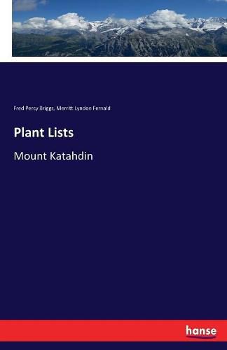 Plant Lists: Mount Katahdin