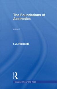 Cover image for Foundations Aesthetics     V 1