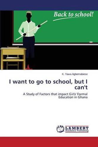 Cover image for I want to go to school, but I can't