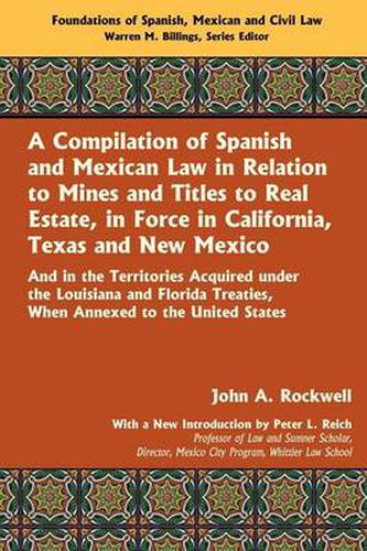 Cover image for A Compilation of Spanish and Mexican Law