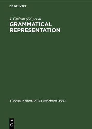Cover image for Grammatical Representation
