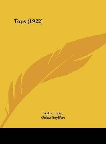 Cover image for Toys (1922)