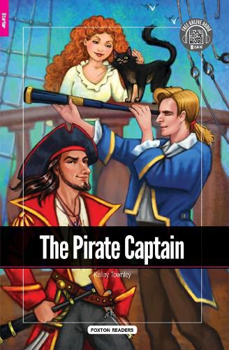 Cover image for The Pirate Captain - Foxton Reader Starter Level (300 Headwords A1) with free online AUDIO