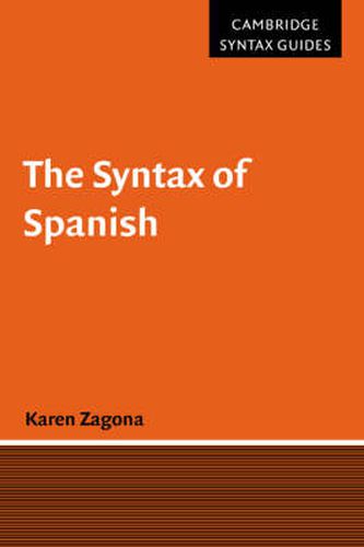 Cover image for The Syntax of Spanish