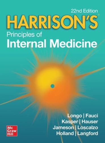 Cover image for Harrison's Principles of Internal Medicine, Twenty-Second Edition (Vol.1 & Vol.2)