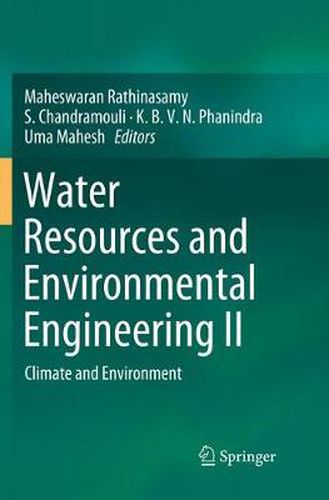 Cover image for Water Resources and Environmental Engineering II: Climate and Environment