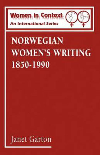 Cover image for Norwegian Women's Writing, 1850-1990