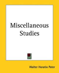 Cover image for Miscellaneous Studies