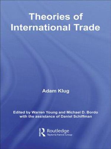 Cover image for Theories of International Trade