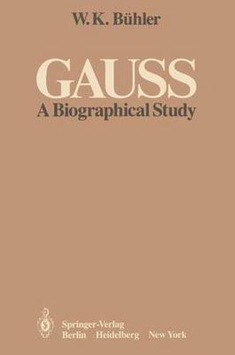 Cover image for Gauss: A Biographical Study