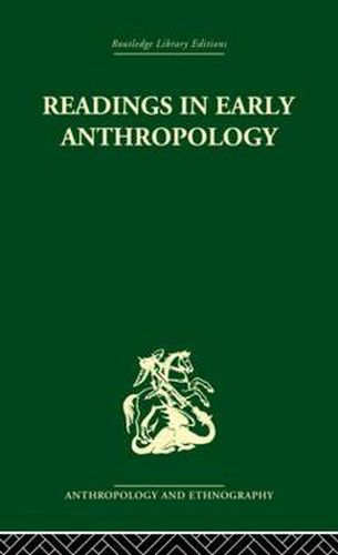 Cover image for Readings in Early Anthropology