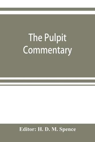 Cover image for The pulpit commentary