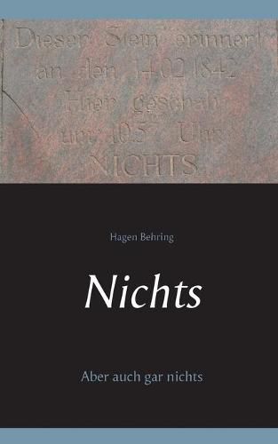 Cover image for Nichts: Aber auch gar nichts