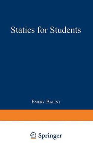 Cover image for Statics for Students