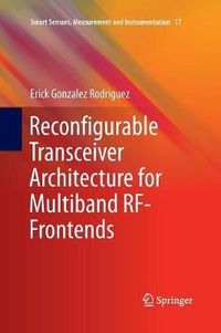 Cover image for Reconfigurable Transceiver Architecture for Multiband RF-Frontends