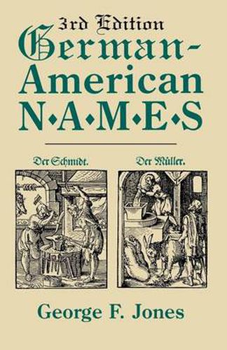 Cover image for German-American Names. 3rd Edition