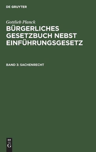 Cover image for Sachenrecht