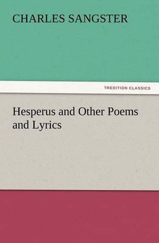 Cover image for Hesperus and Other Poems and Lyrics