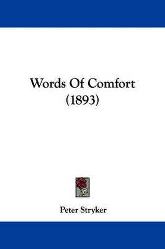 Cover image for Words of Comfort (1893)