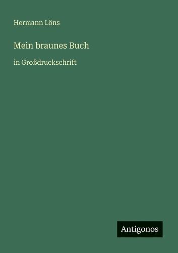 Cover image for Mein braunes Buch