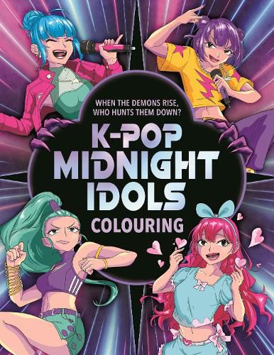Cover image for K-Pop Midnight Idols Colouring