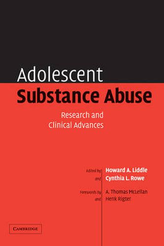 Cover image for Adolescent Substance Abuse: Research and Clinical Advances