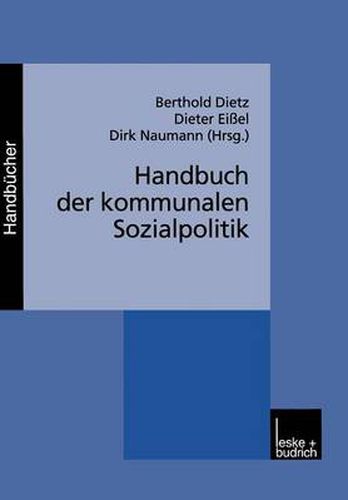 Cover image for Handbuch der kommunalen Sozialpolitik