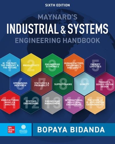 Cover image for Maynard's Industrial and Systems Engineering Handbook, Sixth Edition