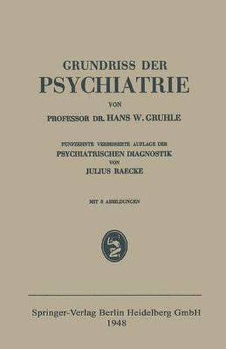Cover image for Grundriss der Psychiatrie