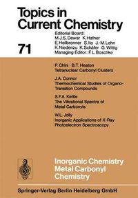 Cover image for Inorganic Chemistry Metal Carbonyl Chemistry