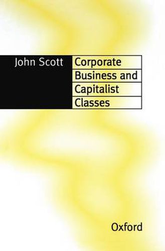 Cover image for Corporate Business and Capitalist Classes