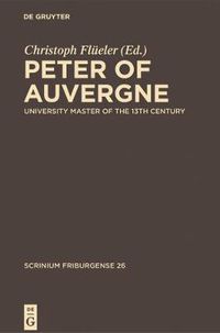 Cover image for Peter of Auvergne: University Master of the 13th Century