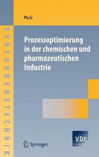 Cover image for Prozessoptimierung in Der Chemischen Und Pharmazeutischen Industrie