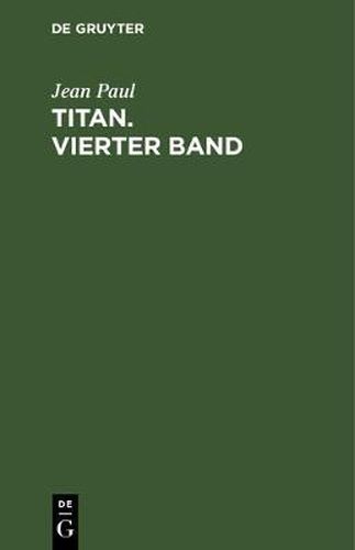 Cover image for Titan. Vierter Band