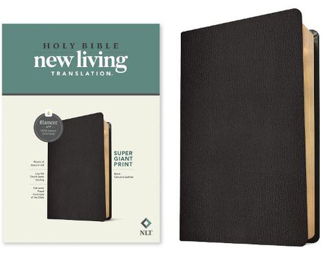 Cover image for NLT Super Giant Print Bible, Filament Edition, Black