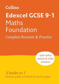 Cover image for Edexcel GCSE 9-1 Maths Foundation All-in-One Complete Revision and Practice: Ideal for Home Learning, 2023 and 2024 Exams