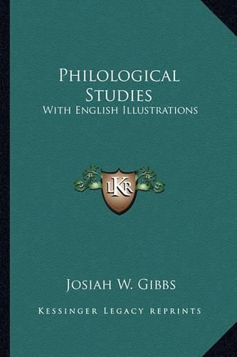 Cover image for Philological Studies: With English Illustrations