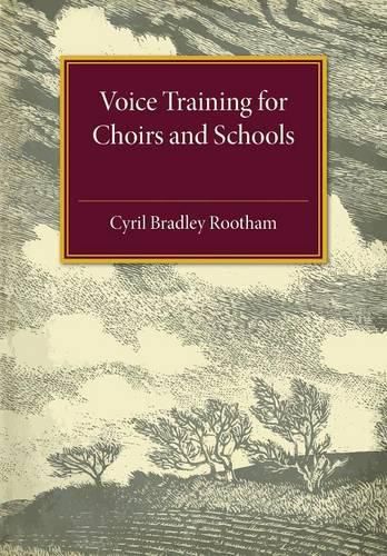 Cover image for Voice Training for Choirs and Schools