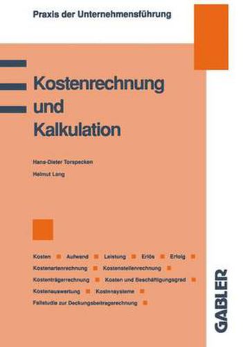 Cover image for Kostenrechnung und Kalkulation