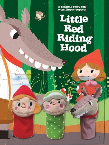 Cover image for A Bedtime Fairy Tale with Finger Puppets: Little Red Riding Hood