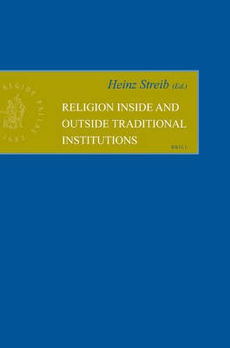Cover image for Religion inside and outside Traditional Institutions