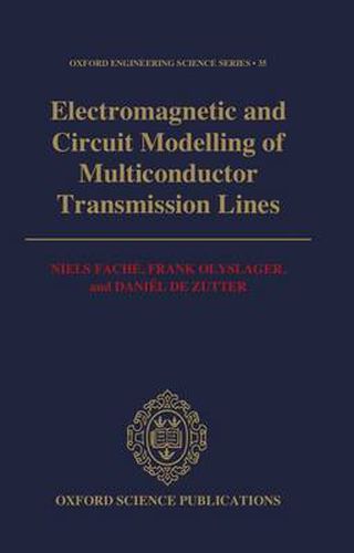 Cover image for Electromagnetic and Circuit Modelling of Multiconductor Transmission Lines