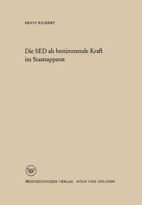 Cover image for Die sed ALS Bestimmende Kraft Im Staatsapparat