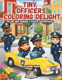 Cover image for Tiny Officers Coloring Delight